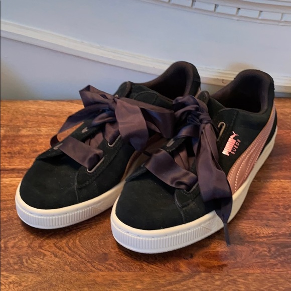 rose colored sneakers